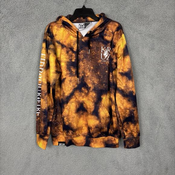 Dream x Kruzadar Pullover Hoodie Sweatshirt Tie Dye Mens sz Large skater grunge - Picture 1 of 15